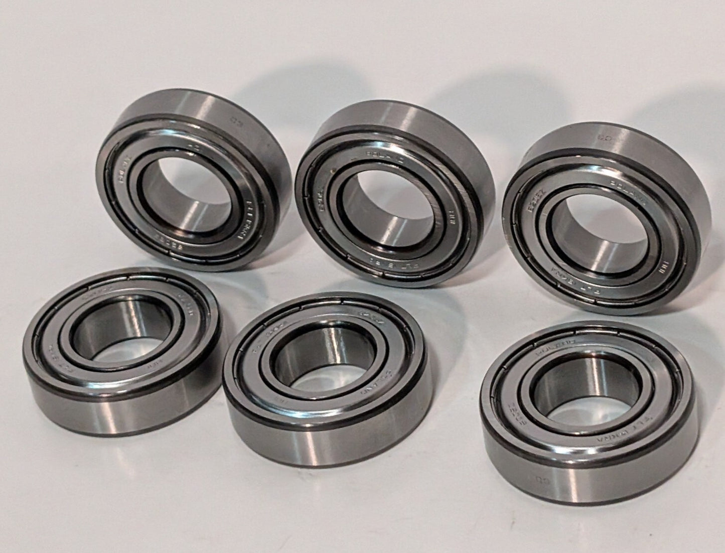 Lot of 6 FLT ISKRA 6205Z Shielded Deep Groove Single Row Ball Bearings