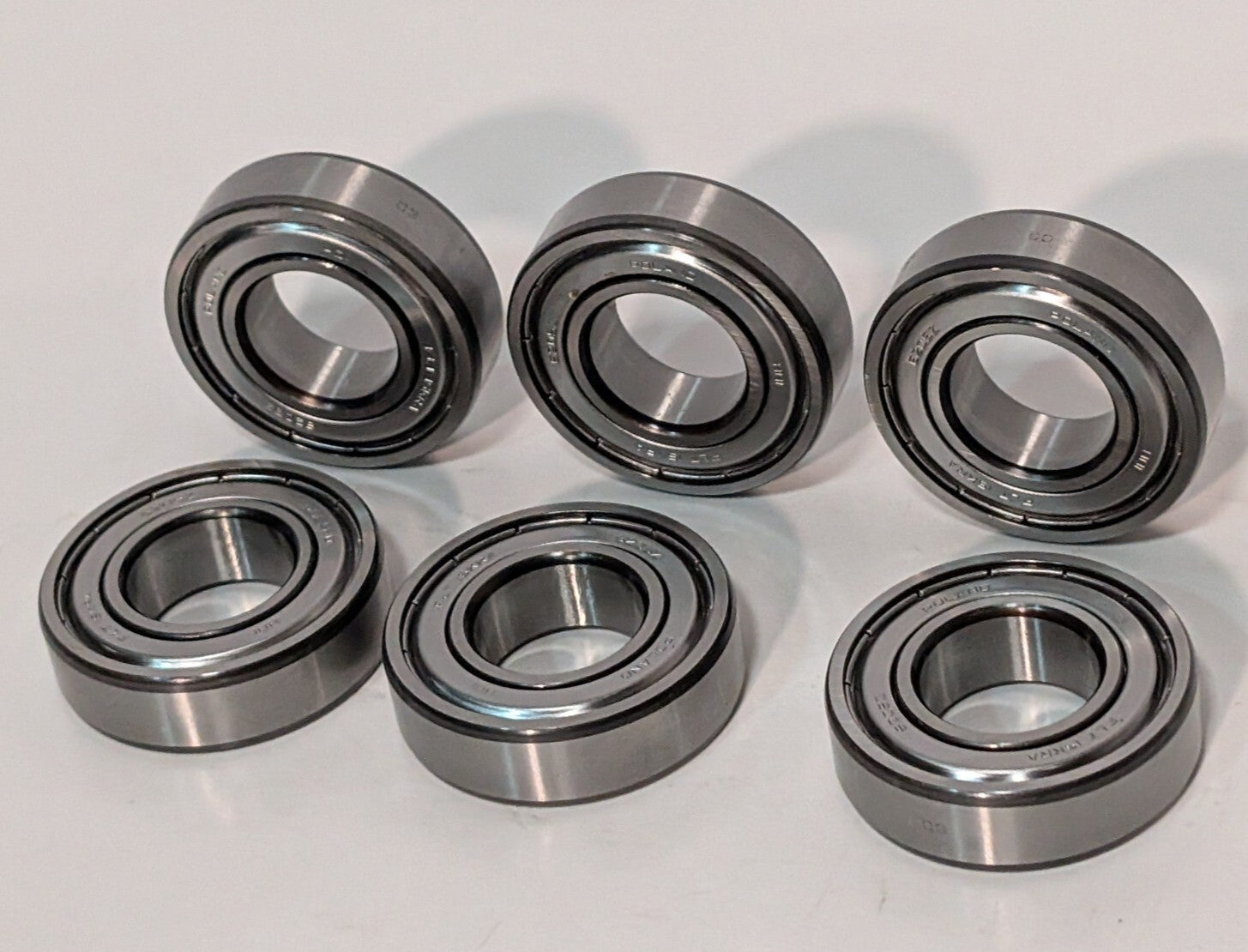 Lot of 6 FLT ISKRA 6205Z Shielded Deep Groove Single Row Ball Bearings