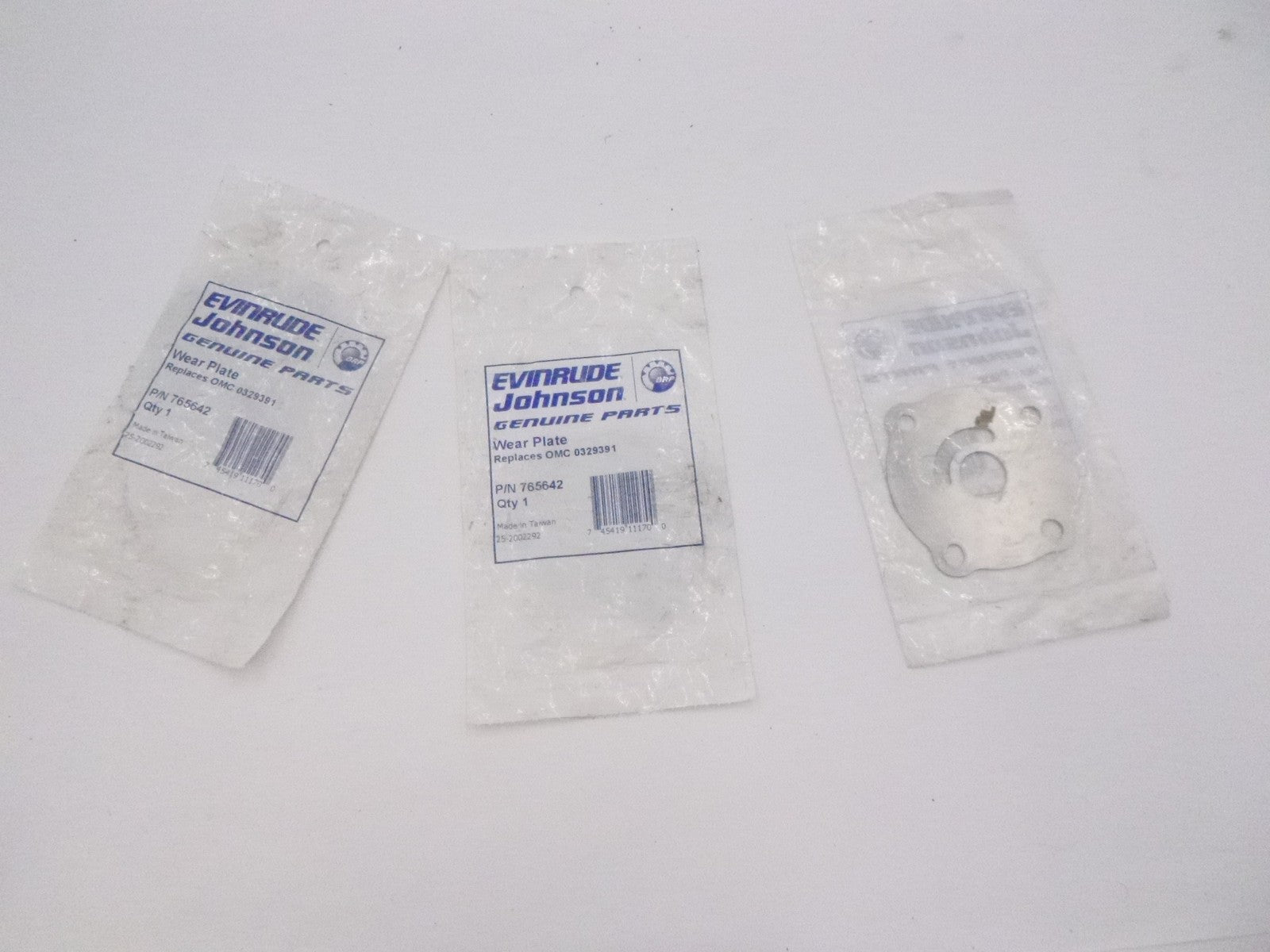 3 Pack Evinrude Johnson Wear Plate 765642