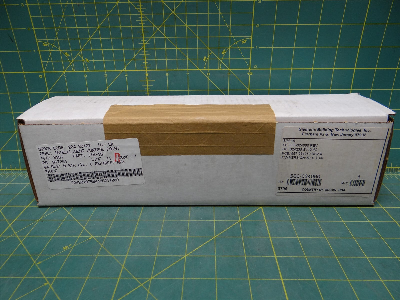 Siemens Pyrotronics SIM-16 Suprvised Input Module 16 Input Intelligent Control