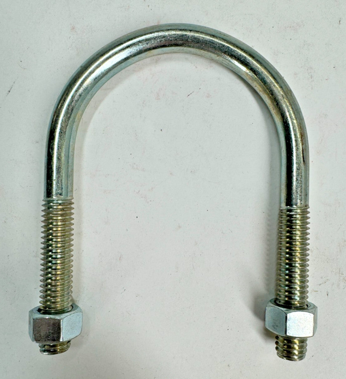 U-BOLT Plated, 2" (2-7/16 ID) x 5/16" Rod Size x 3-1/2" Long with (2) Nuts