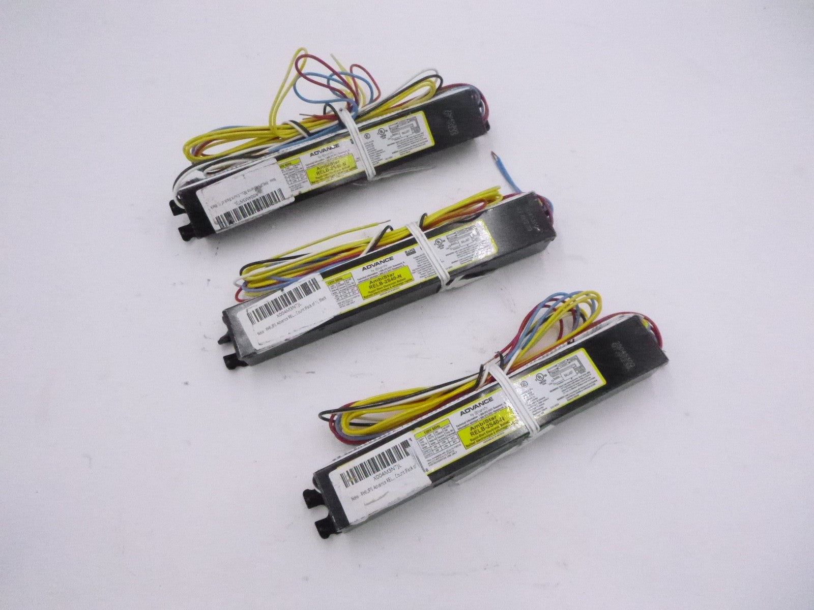 3 Pack Philips Advance RELB-2S40-N Electronic Ballast 120V Lighting