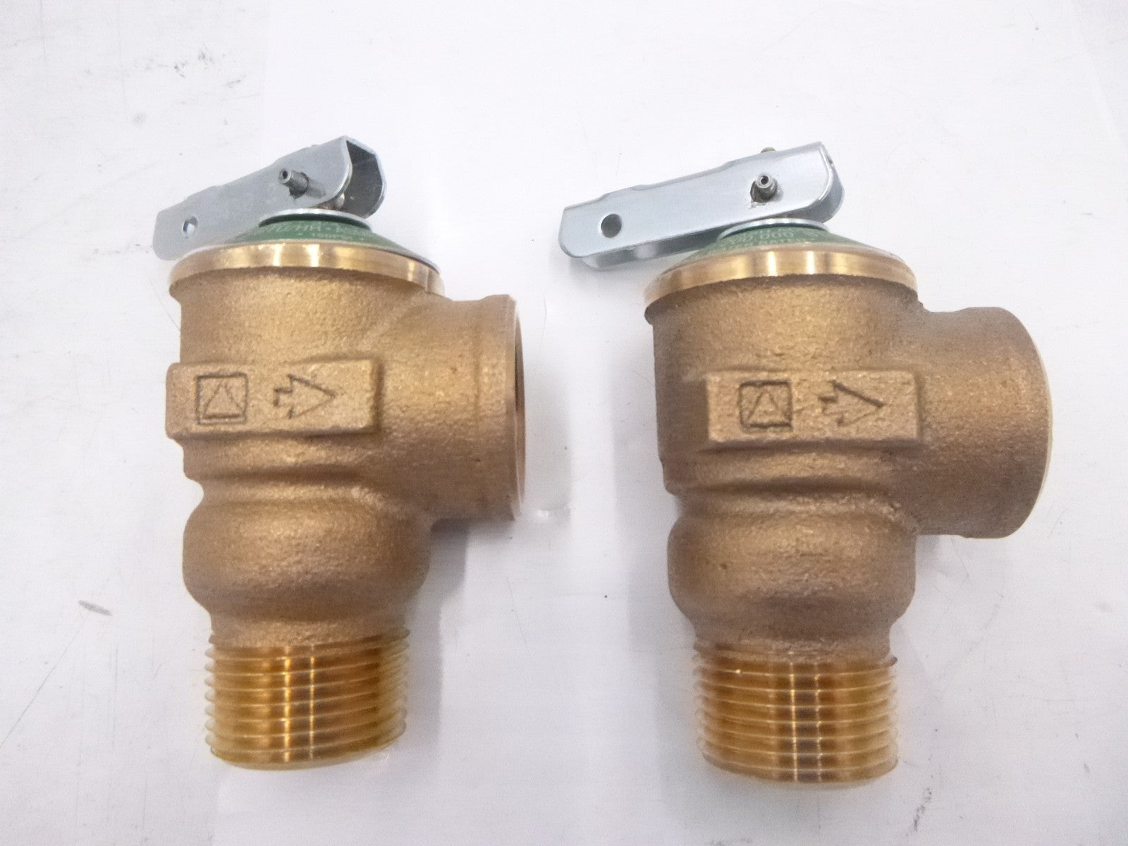 2 Pack Cash Acme 3/4" Pressure Relief Valves FWL-2 16372-0150 Brass