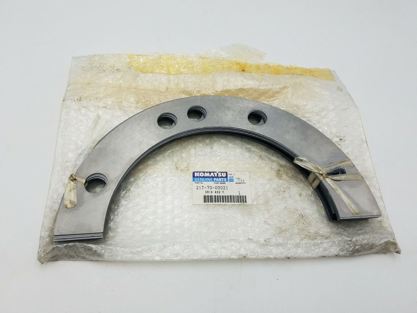 Komatsu 21T-70-00021 Shim Assembly Heavy Duty Equipment Replacement Part NOS