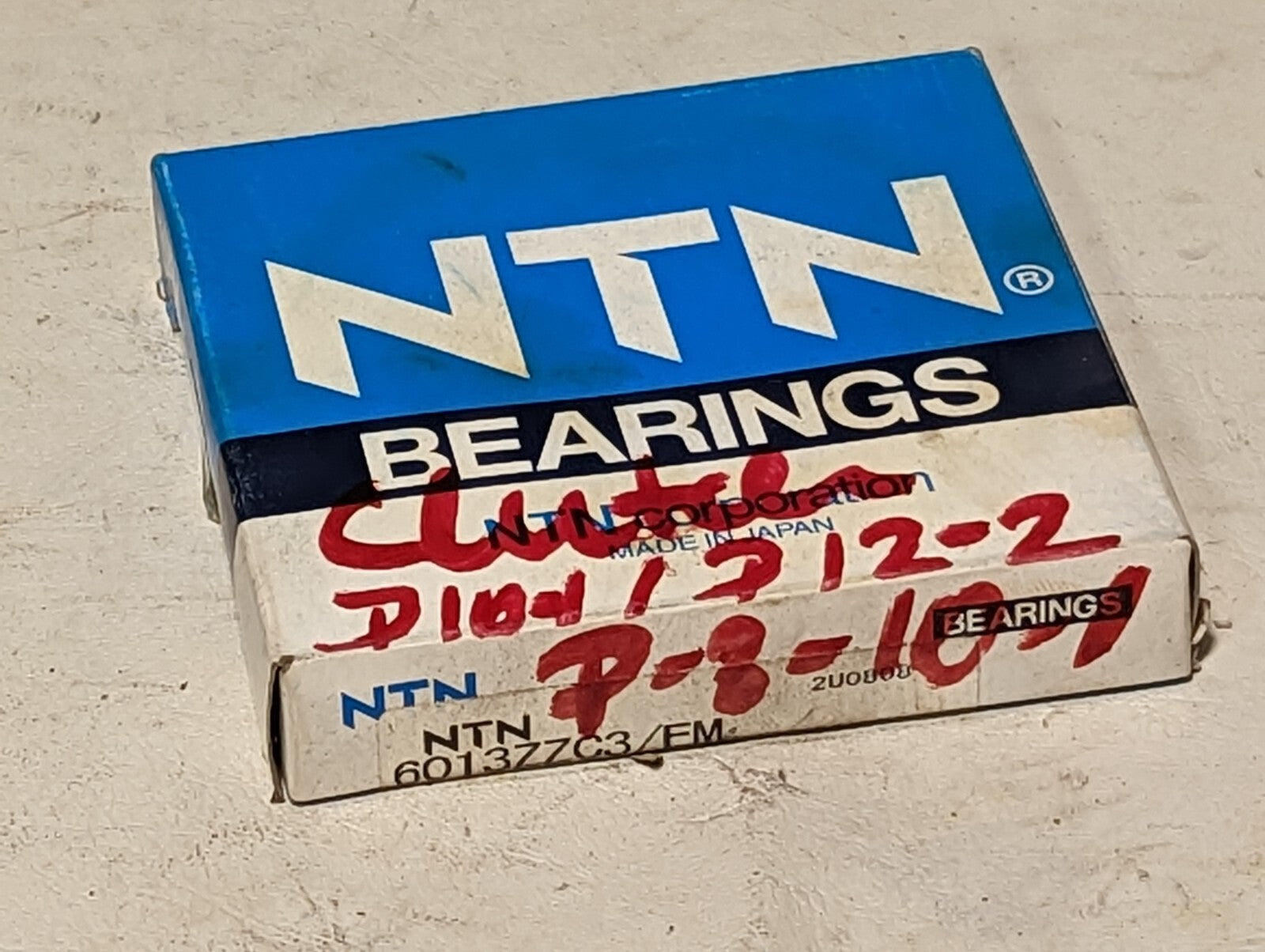 Lot of 2 NTN 6013ZZC3/FM, 6013ZZC3/L627 bearings