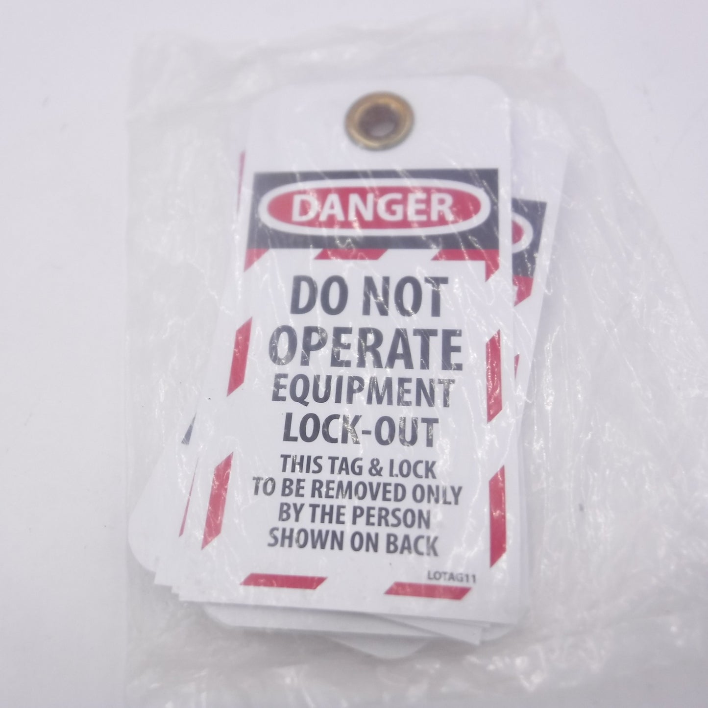 10 Pack DO NOT OPERATE Lock-Out Tags LOTAG11