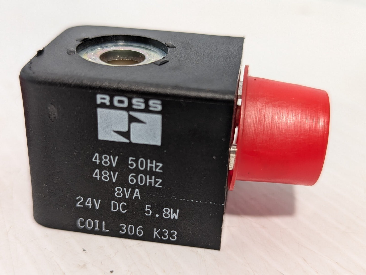 Ross Controls 306 K33 Solenoid Valve Coil 24V, 5.8W, 8VA-