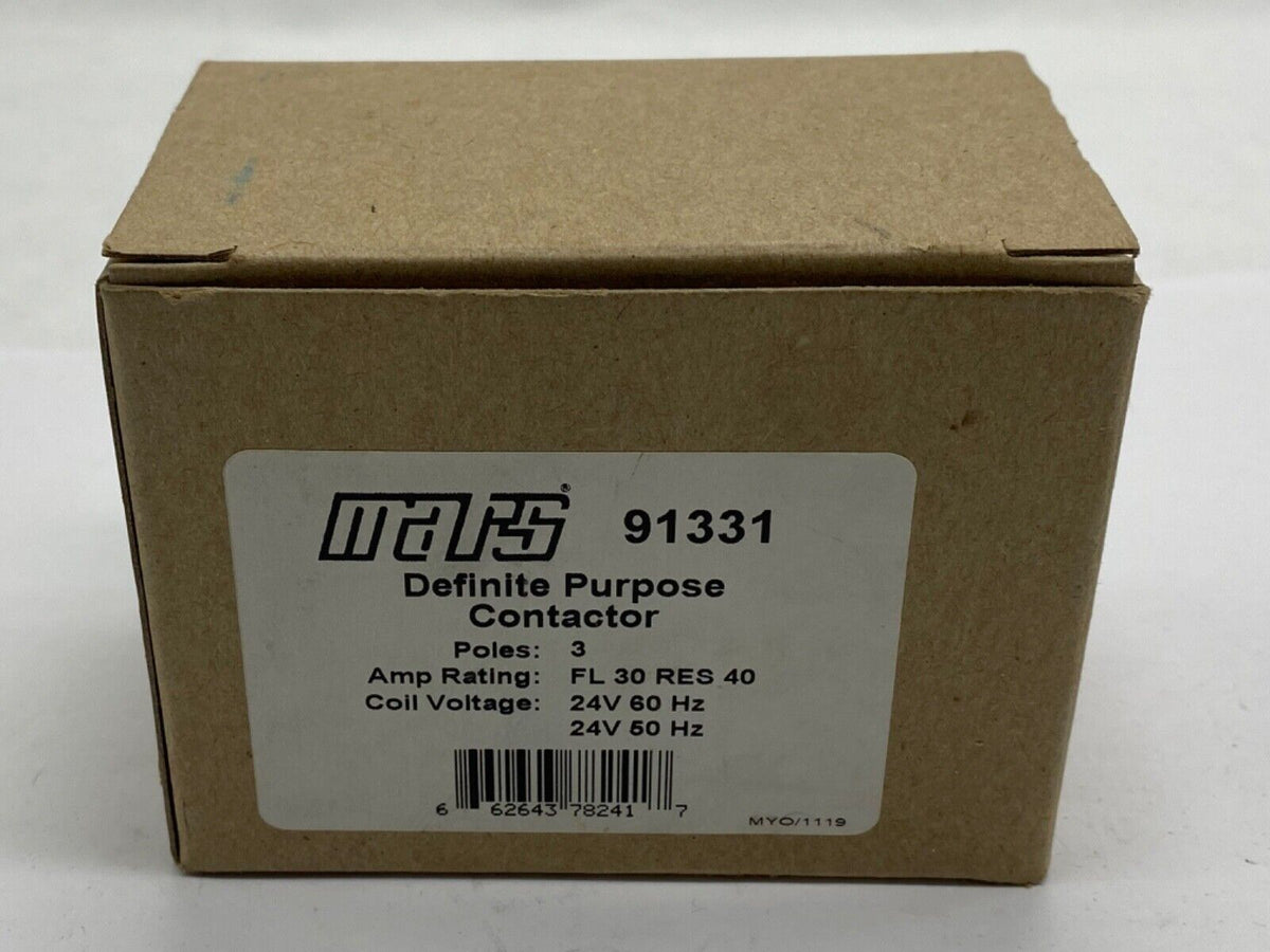 Mars 91331 definite purpose contactor 3 pole 24vac coil – SPMX ...