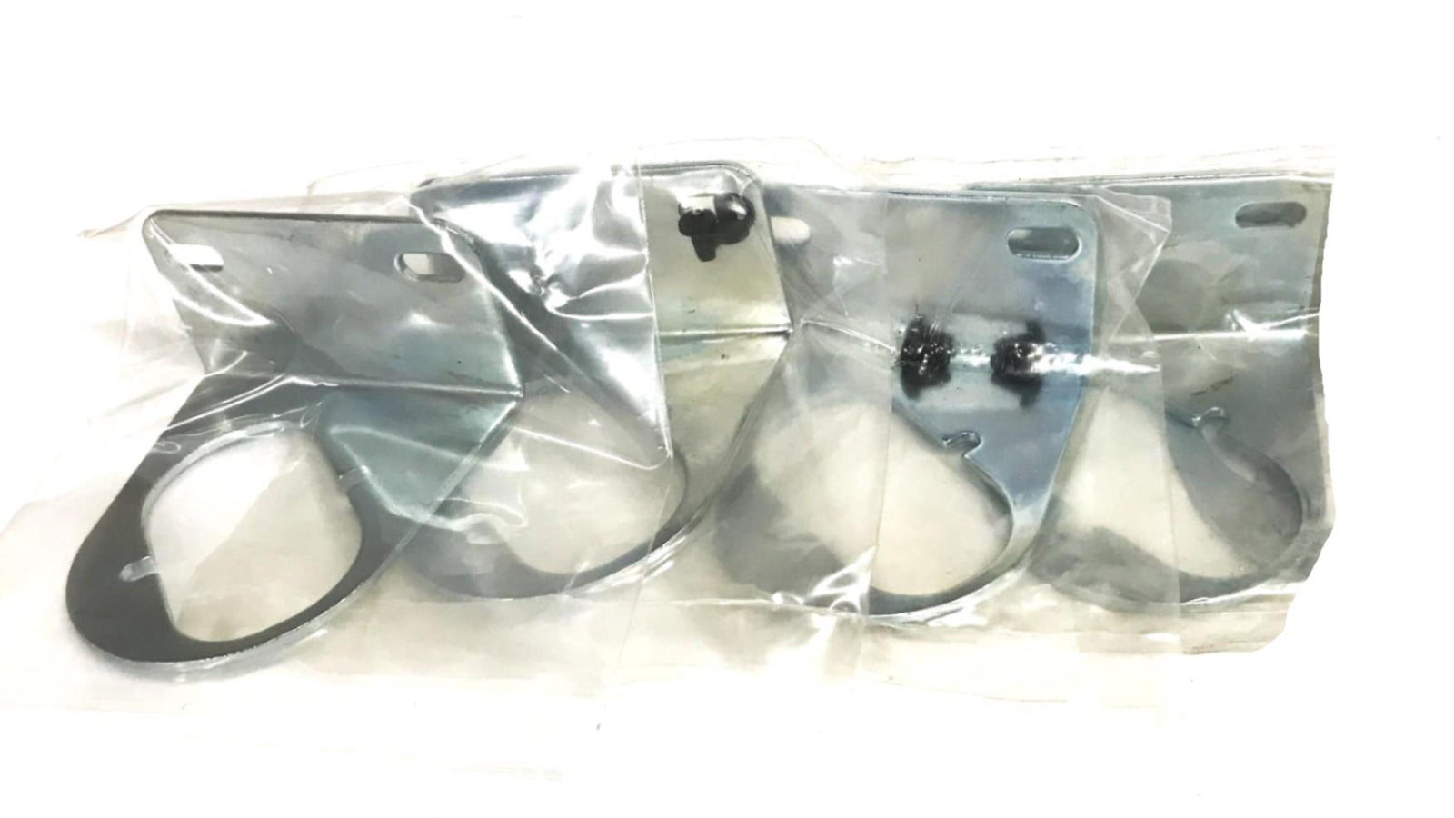 Unbranded Steel-Zinc Mounting Bracket with Mounting Screws [Lot of 4] NOS