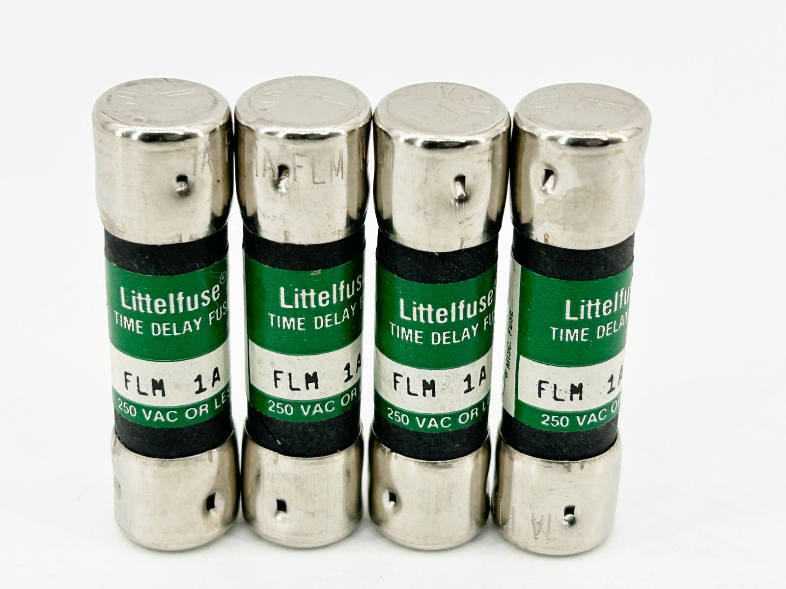 New Lot of 4 Littelfuse FLM-1A Time Delay Slow Blow Fuse 1A 250V