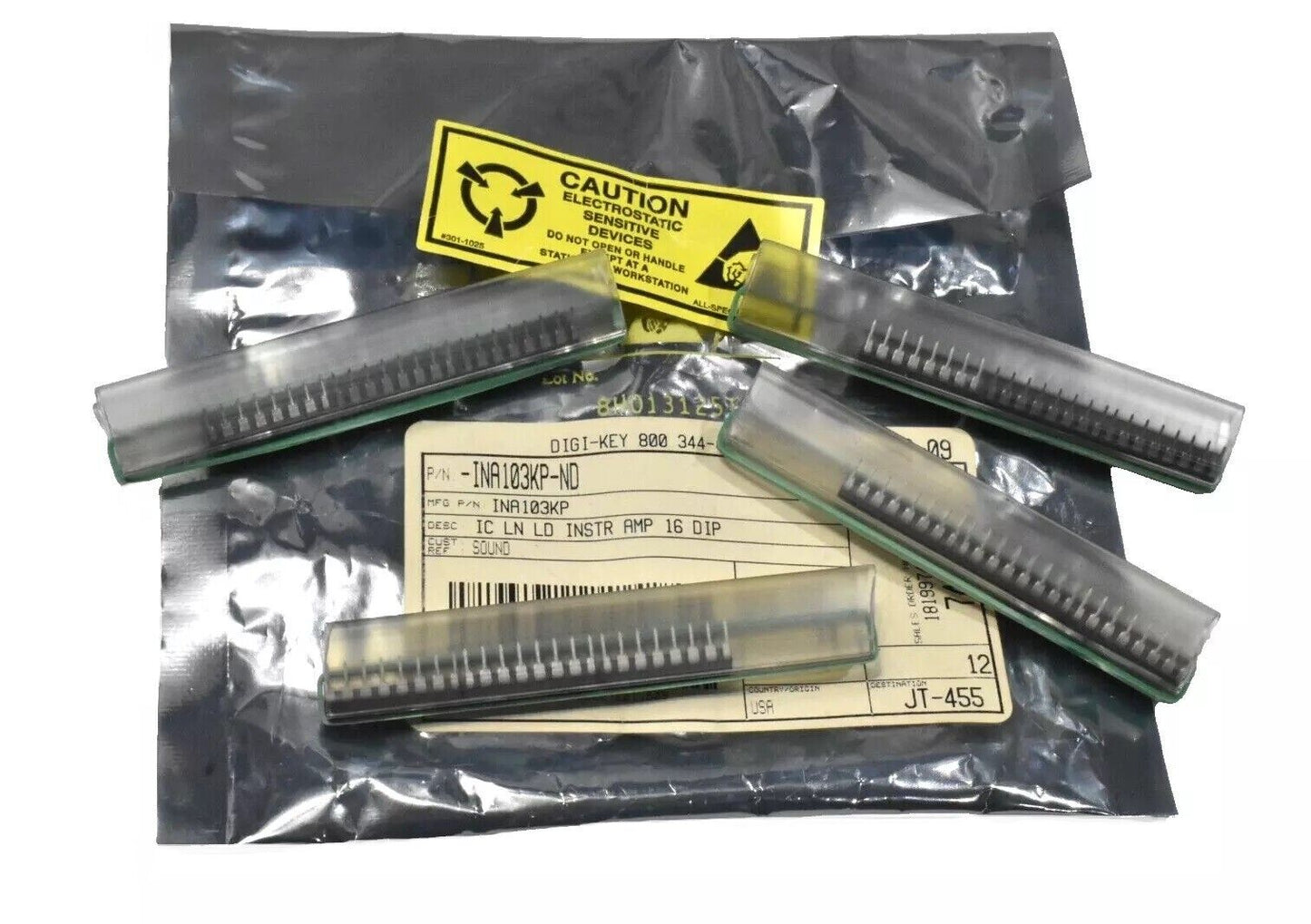 [Pack of 12] Burr Brown INA103KP Instrumentation Amplifier 16-DIP IC LN LD