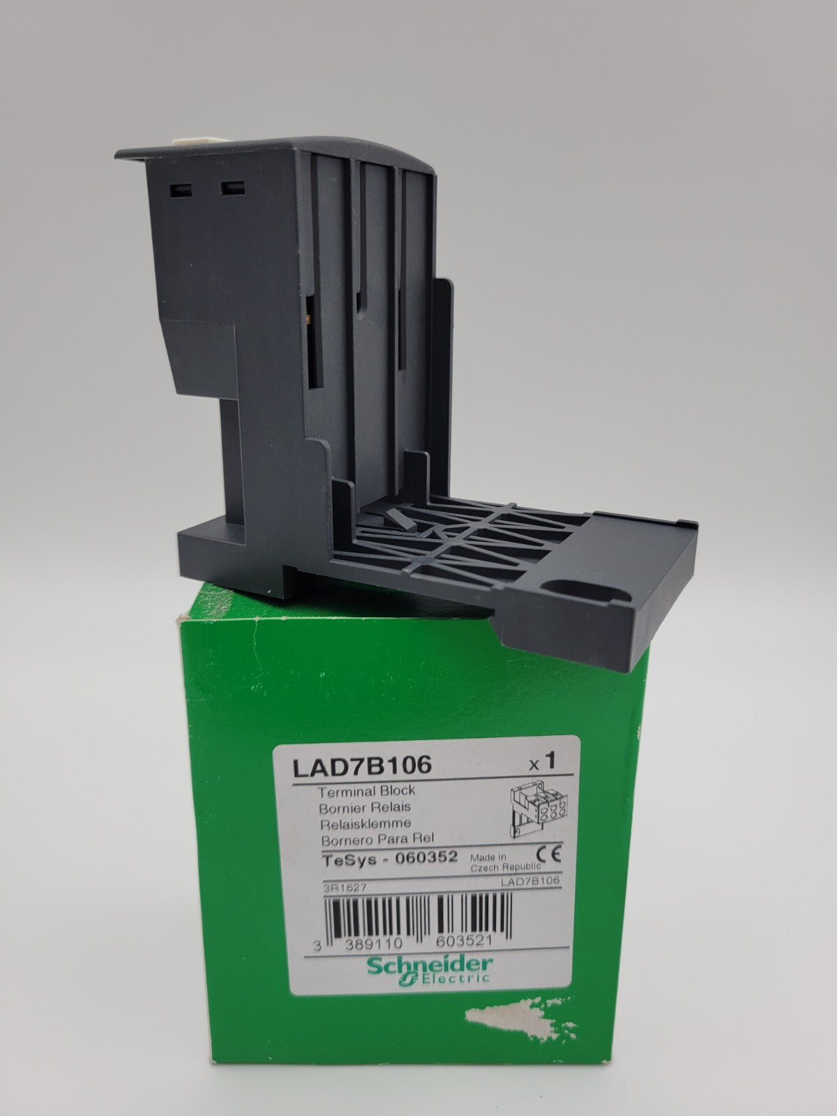 Schneider Electric LAD7B106 Terminal Block for Separate Mounting of LRD01-D35