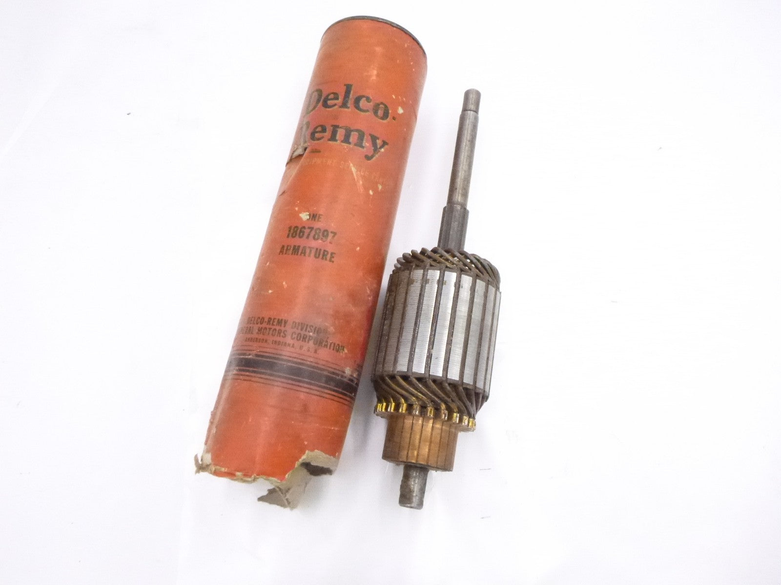 Genuine Delco Remy GM 1867897 Armature for 10MT Starters 6V CW Straight Spline