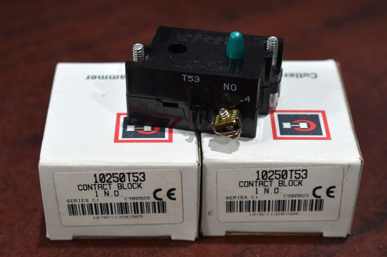 [Lot of 2] Cutler-Hammer 10250T53 Series C1 Contact Block 1 NO