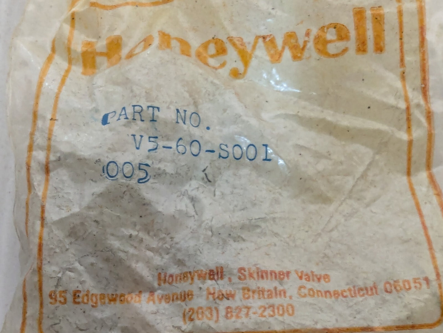 Lot of 3 Honeywell V5-60-S001 Valve Repair Kit+Returns