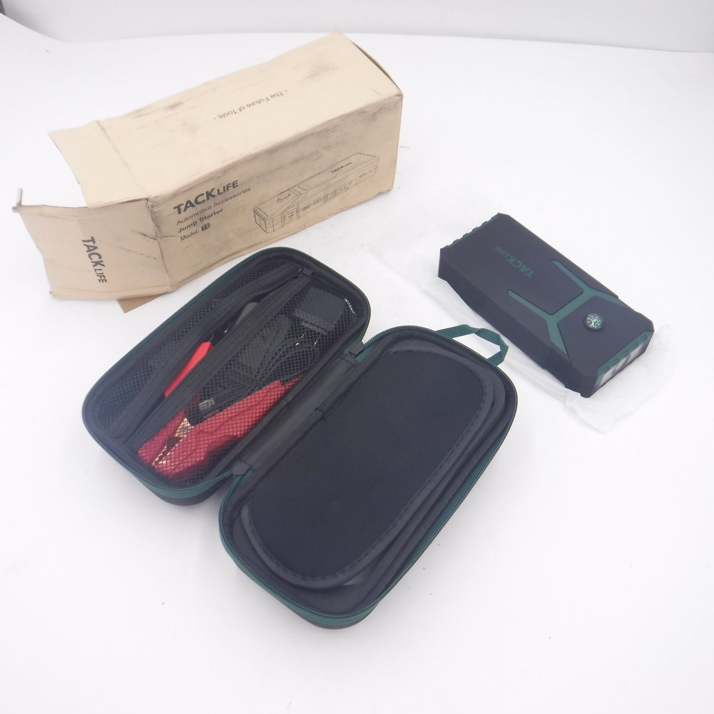 TackLife Portable Jump Box W/Jumper Cable LCD Display 800A T8