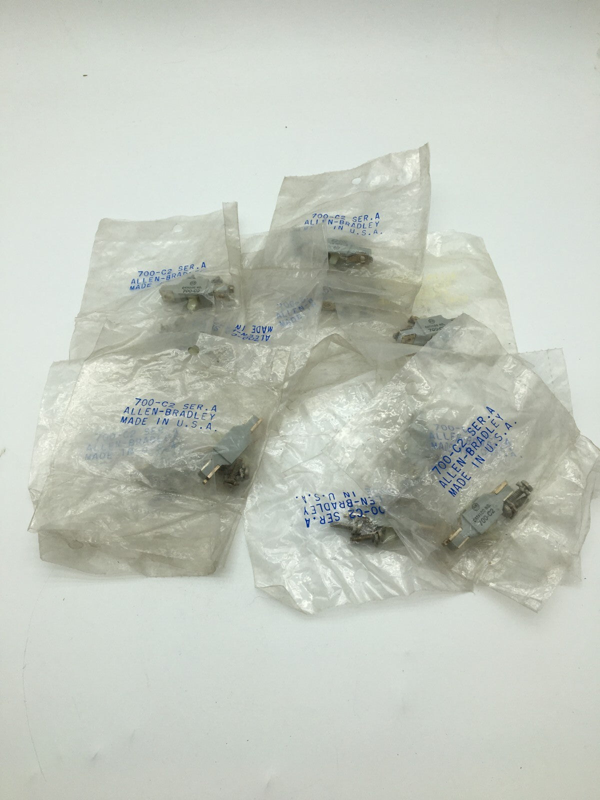 10PC Lot Allen-Bradley 700-C2 Contact Cartridge Front Deck Mounting Standard 10A