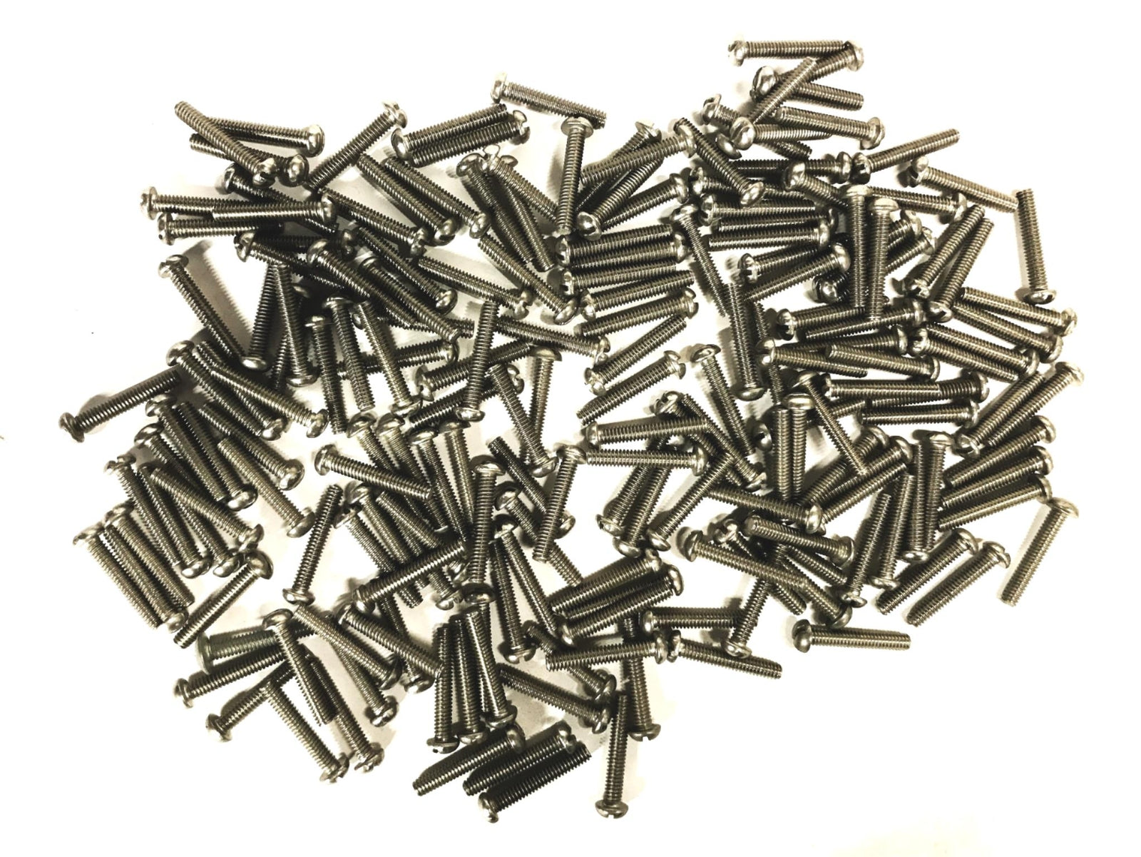 Unbranded 1/4-20 x 1-1/2 inch Round Head Slotted Machine Screw [Lot of 185] NOS