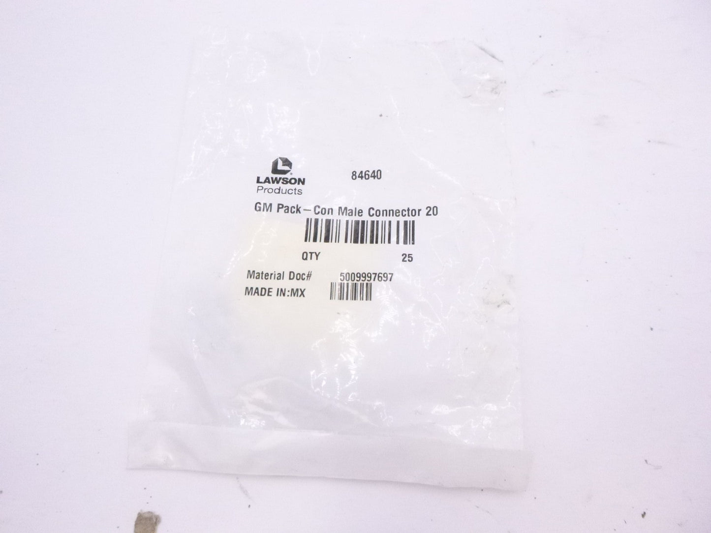 25 Pack Lawson GM Pack Con Type I Male Terminal Connector 20-18 AWG