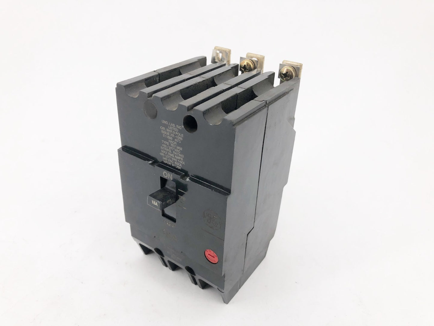New GE General Electric TEY315 Circuit Breaker 15A 480/277V 3P - No Box