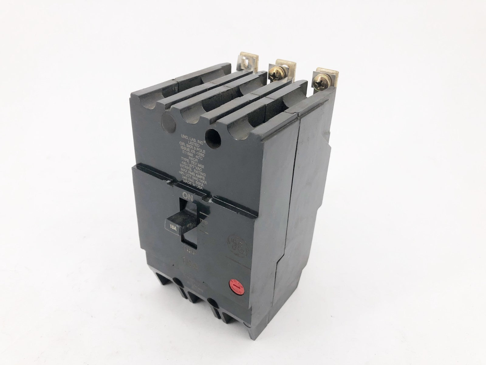 New GE General Electric TEY315 Circuit Breaker 15A 480/277V 3P - No Box
