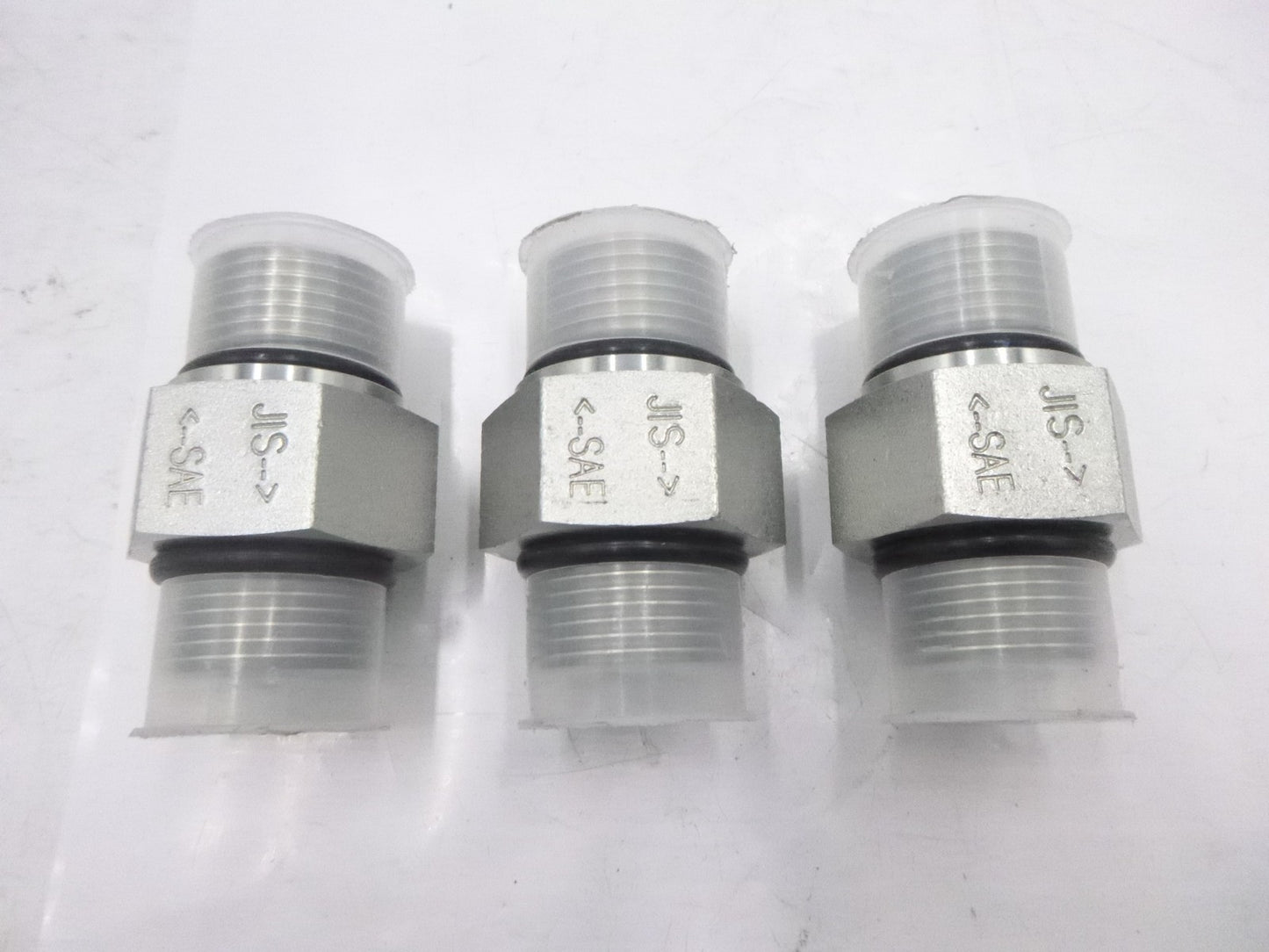 3 Pack Reducing Hex Nipple ZUSA-PF-7833 1/2"x 3/8" 304 Stainless Steel