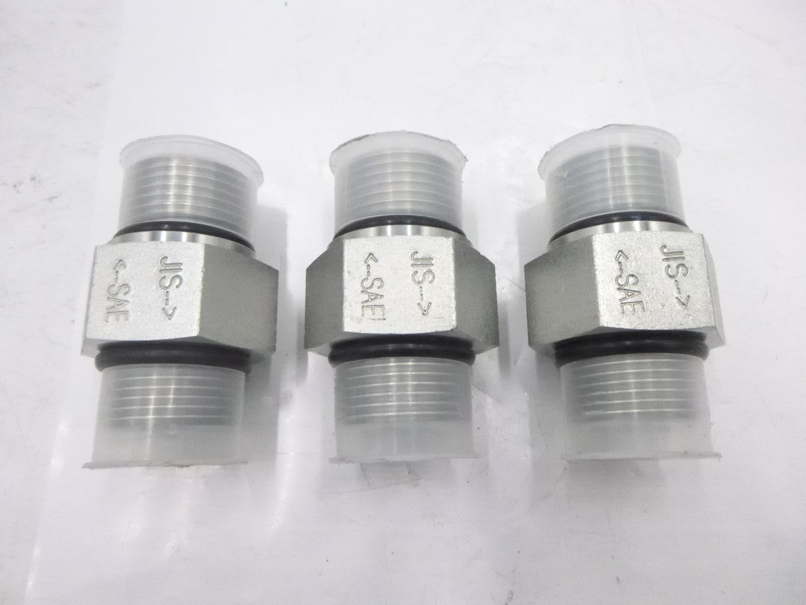 3 Pack Reducing Hex Nipple ZUSA-PF-7833 1/2"x 3/8" 304 Stainless Steel