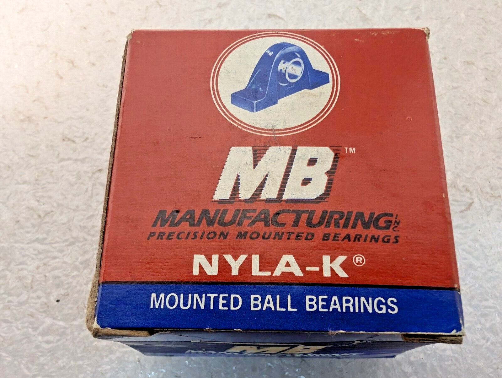 MB Manufacturing ER-8 Single Row Sealed Ball Bearing, 1/2" Bore
