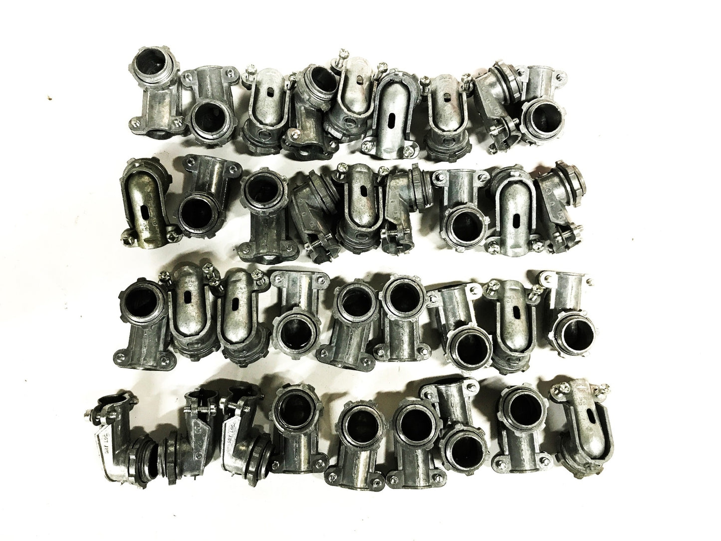 NEER 3/8inch 90 Deg Armored Cable Connector AC-90-3/8 [Lot of 36] NOS
