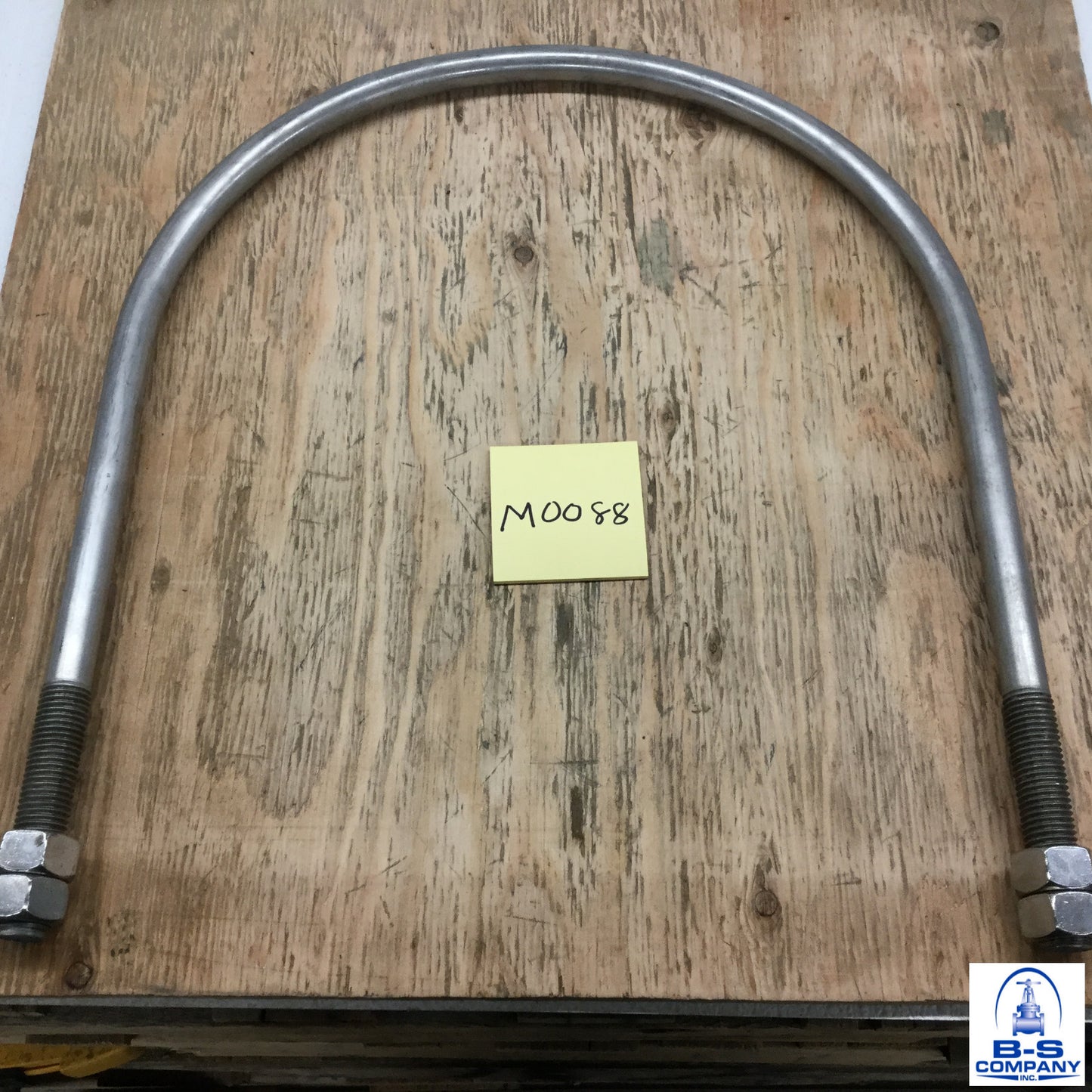 U-Bolt 304 Stainless Steel For Pipe Size 16" IPS w/ 4 SS Nuts Each