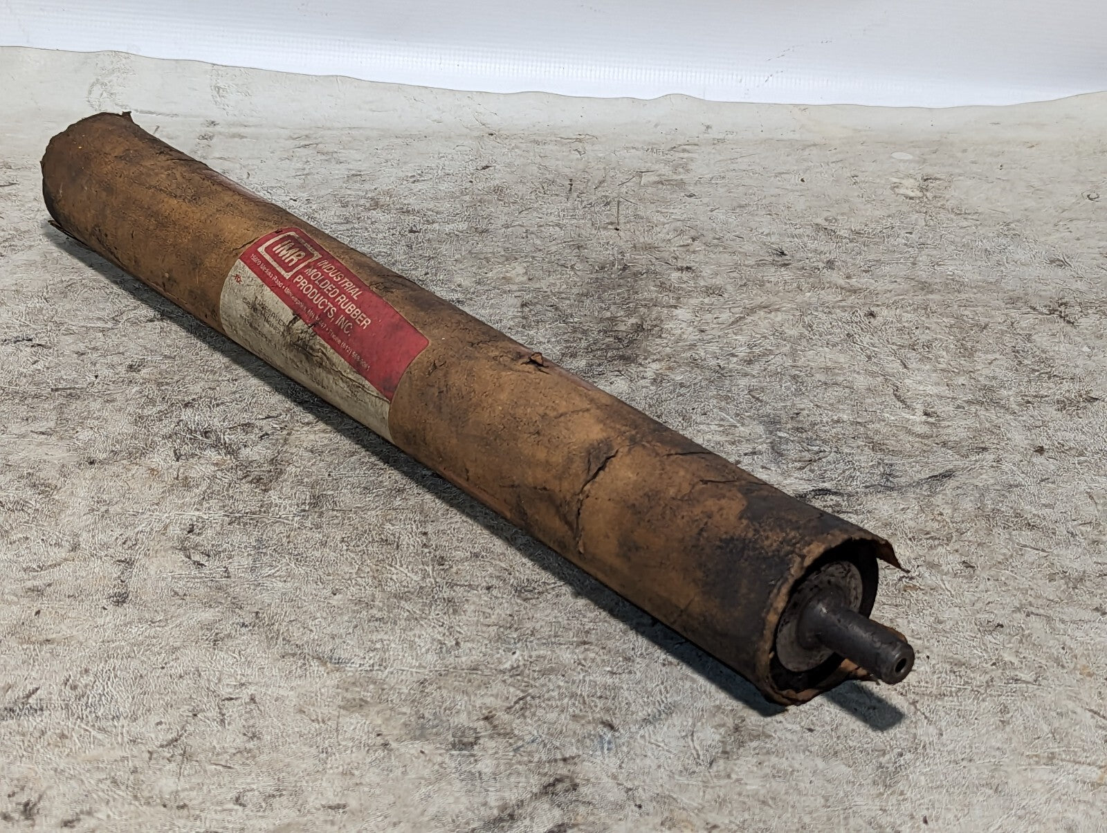 Industrial Molded Rubber Products 80291/MC30 rubber roller, 22.75in x 2.5in diam