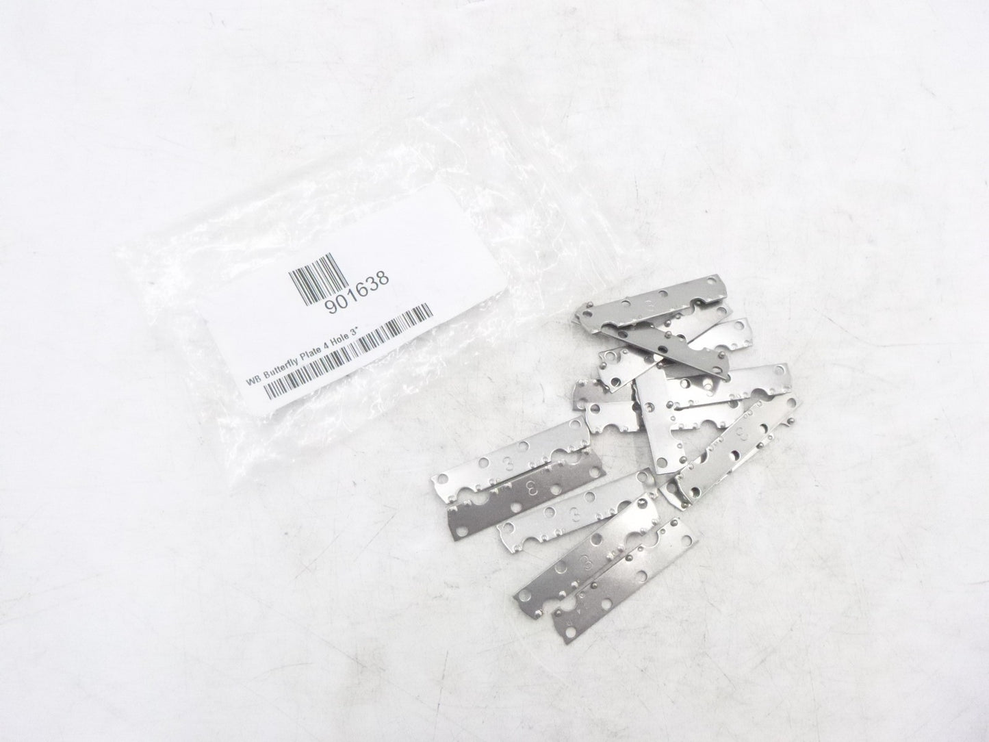 15 Pack OEM Lancer WB Butterfly Plate 4 Hole 3* 901638