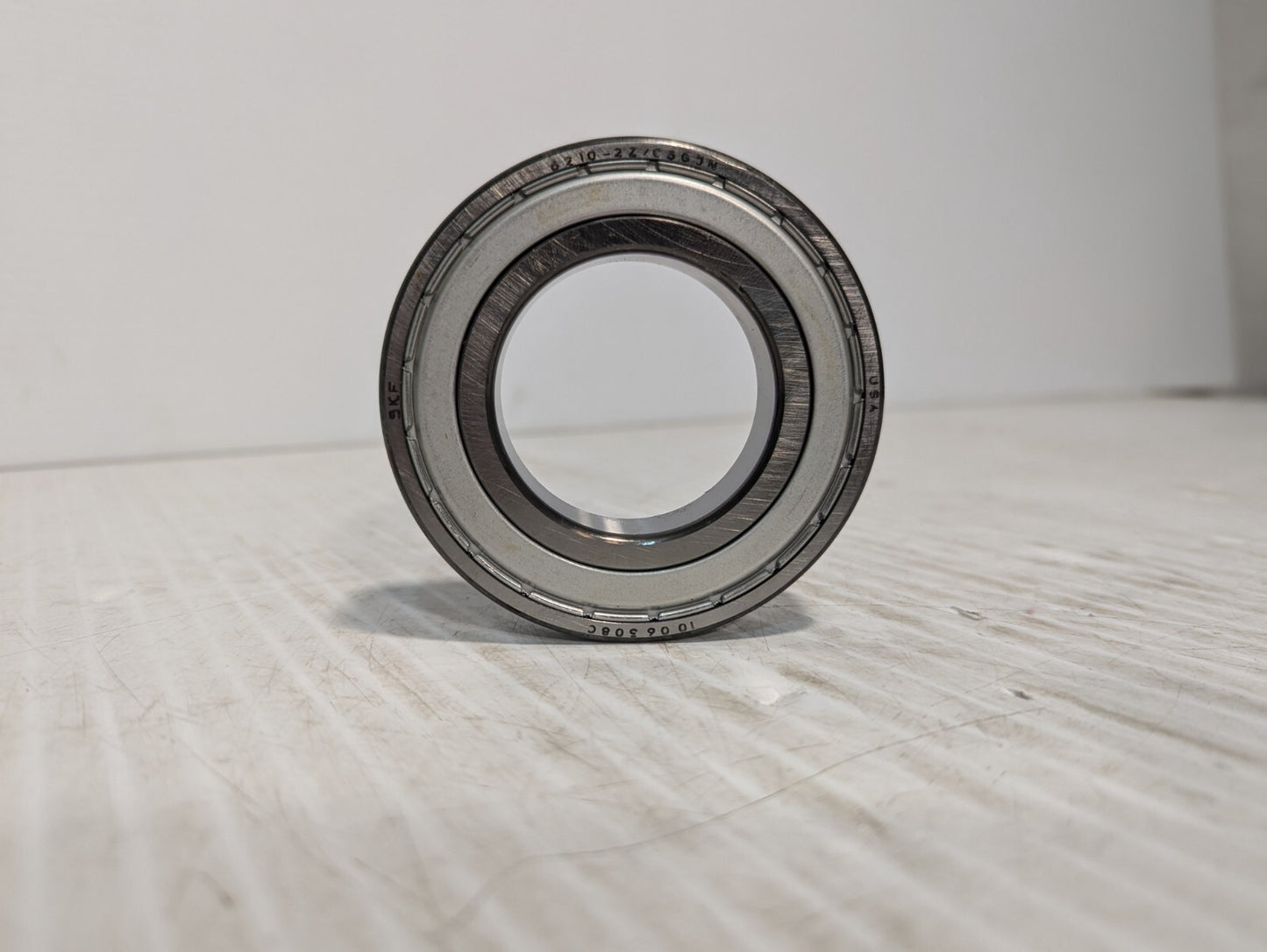 SKF 6210-2Z/C3GJN Deep Groove Ball Bearing, Bore: 1.969", OD: 3.543", Wid: 0.787