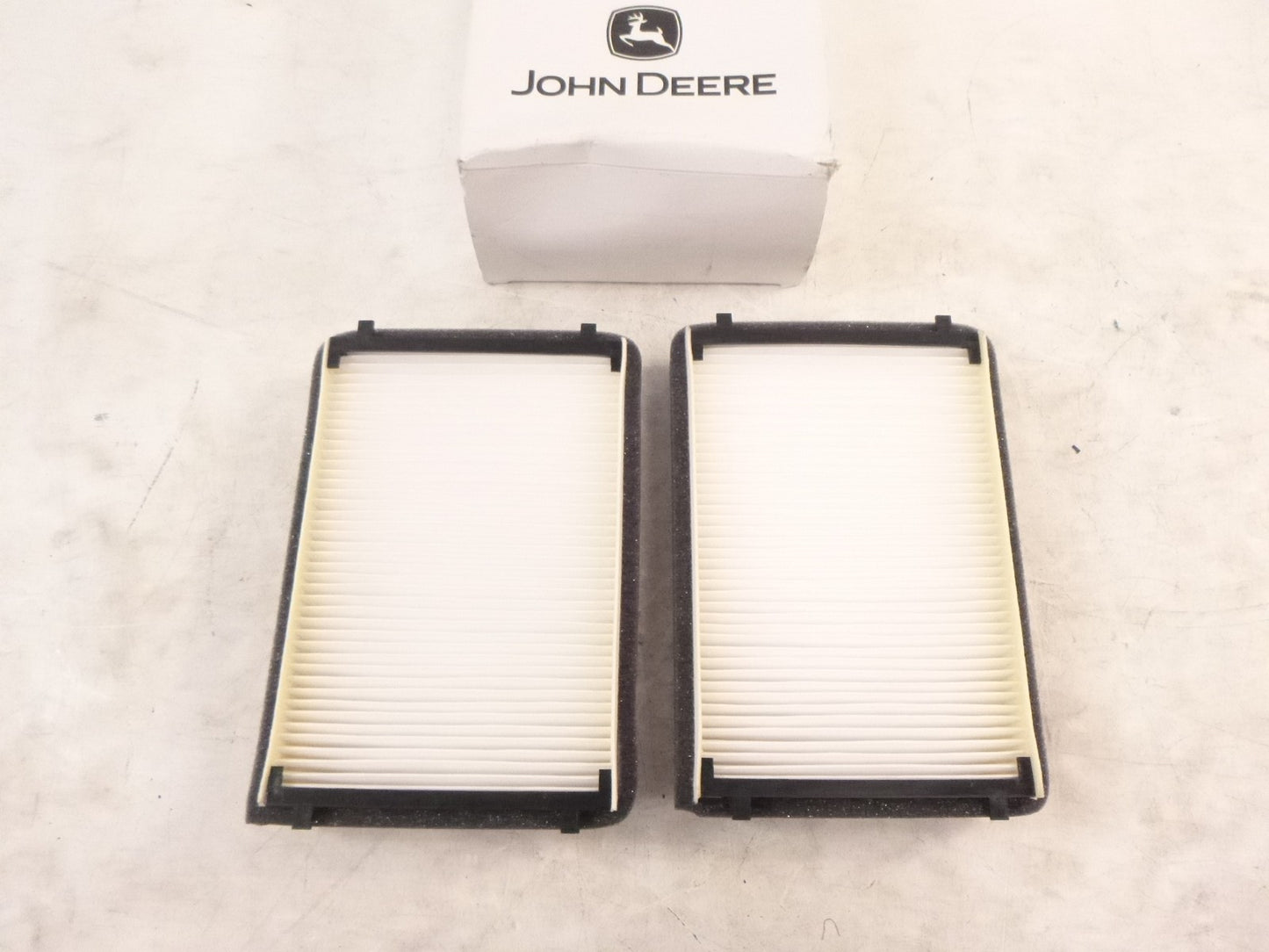2 Pack Genuine OEM John Deere L214634 Cab Recirculation Air Filter for 6M 95