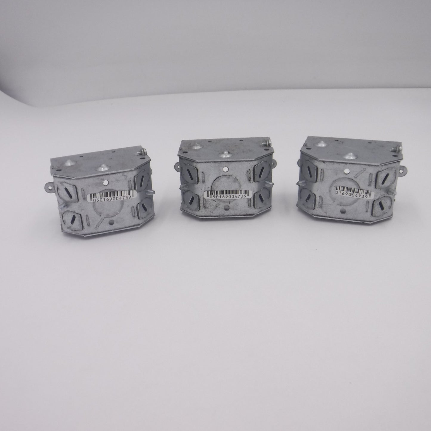 3 Pack RACO Gangable Switch Boxes 473 10.5cu-in 2"H x 3.53"W x 2.25"D