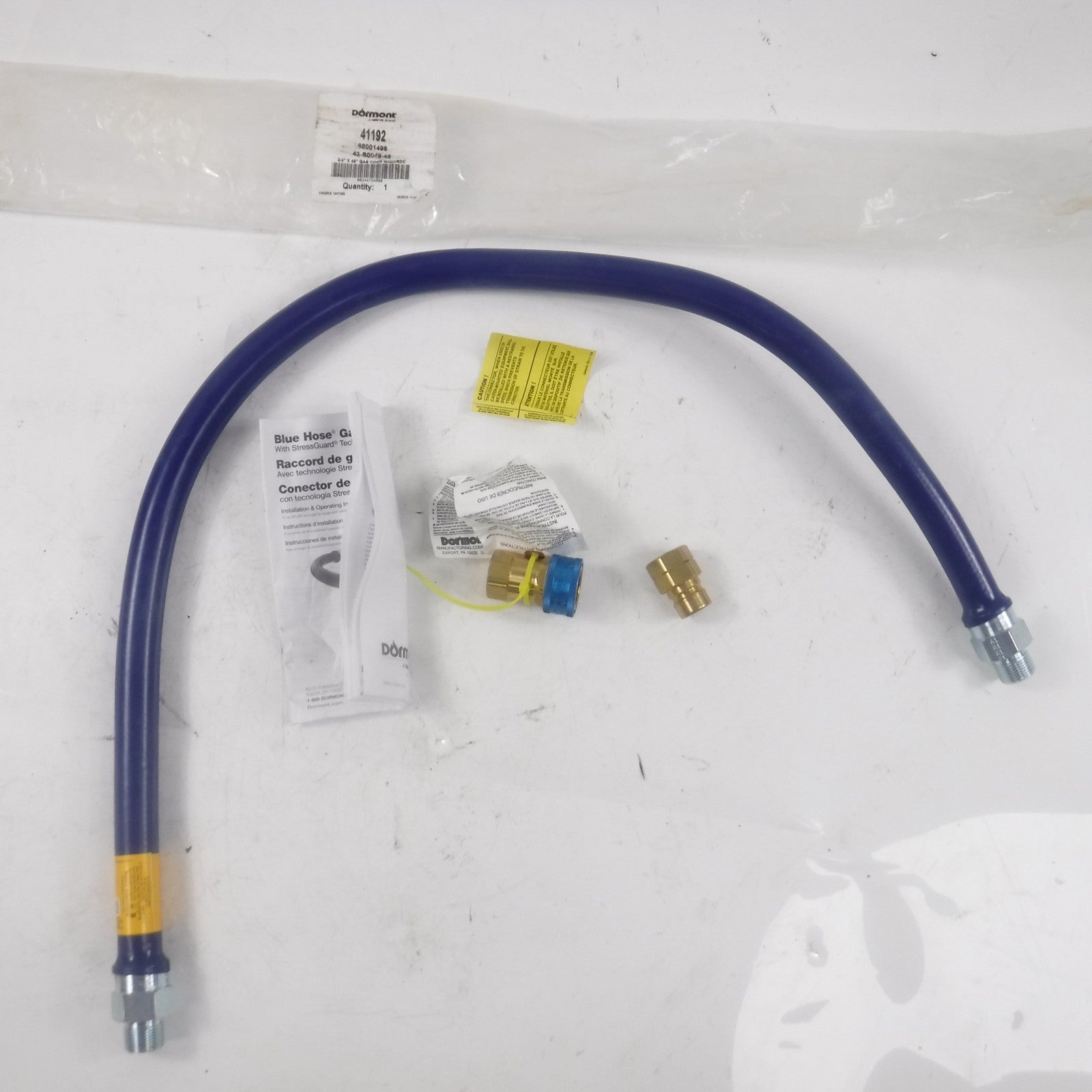 Dormont 41192 Gas Hose Kit 3/4″x 48″ 43-S0049-48 SEE DESC