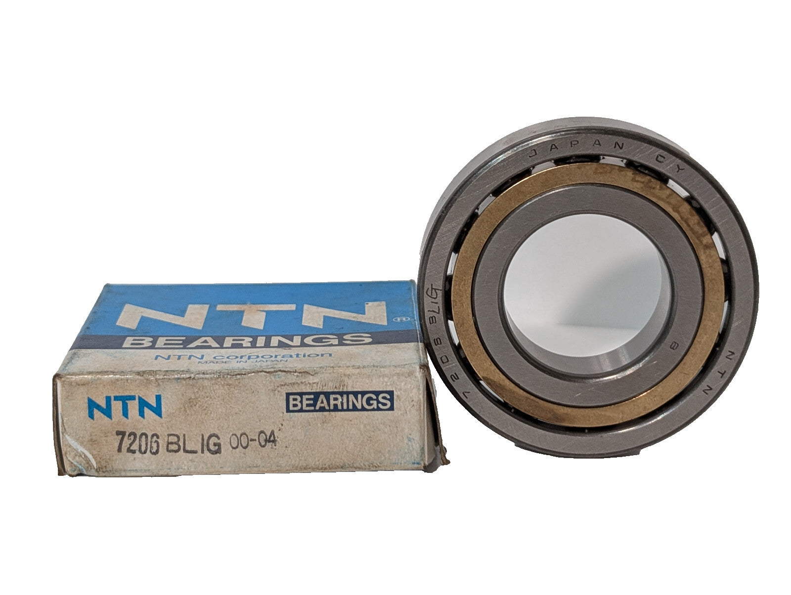 NTN 7206 BL1G 00-04 Angular Contact Steel Bearing, Single Row, Made in Japan