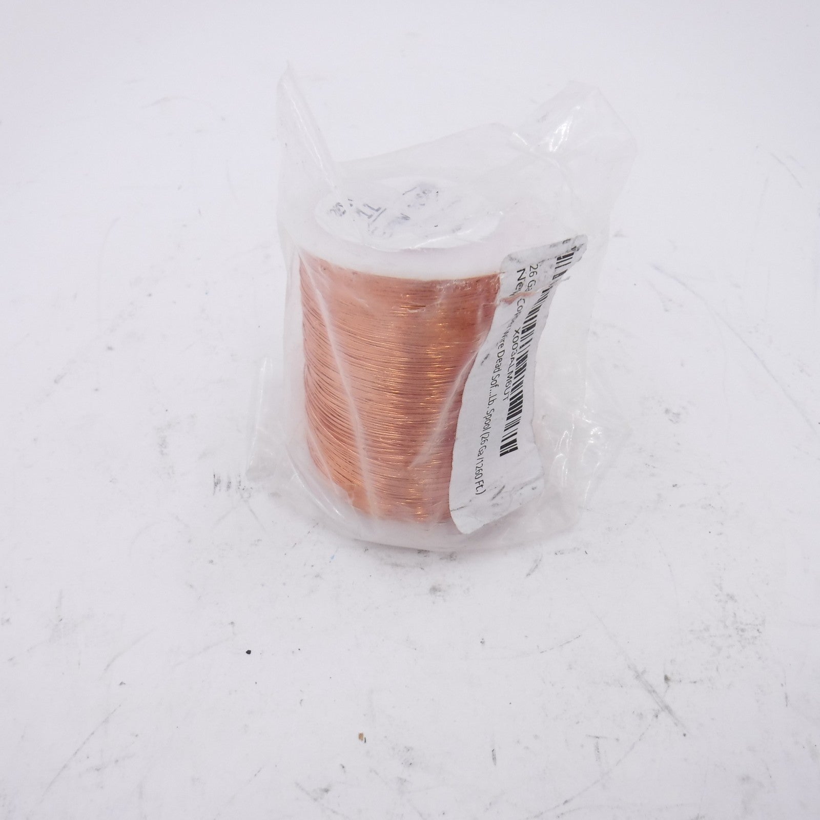 1LB Spool 26AWG Round Copper Wire Dead Soft 1260'