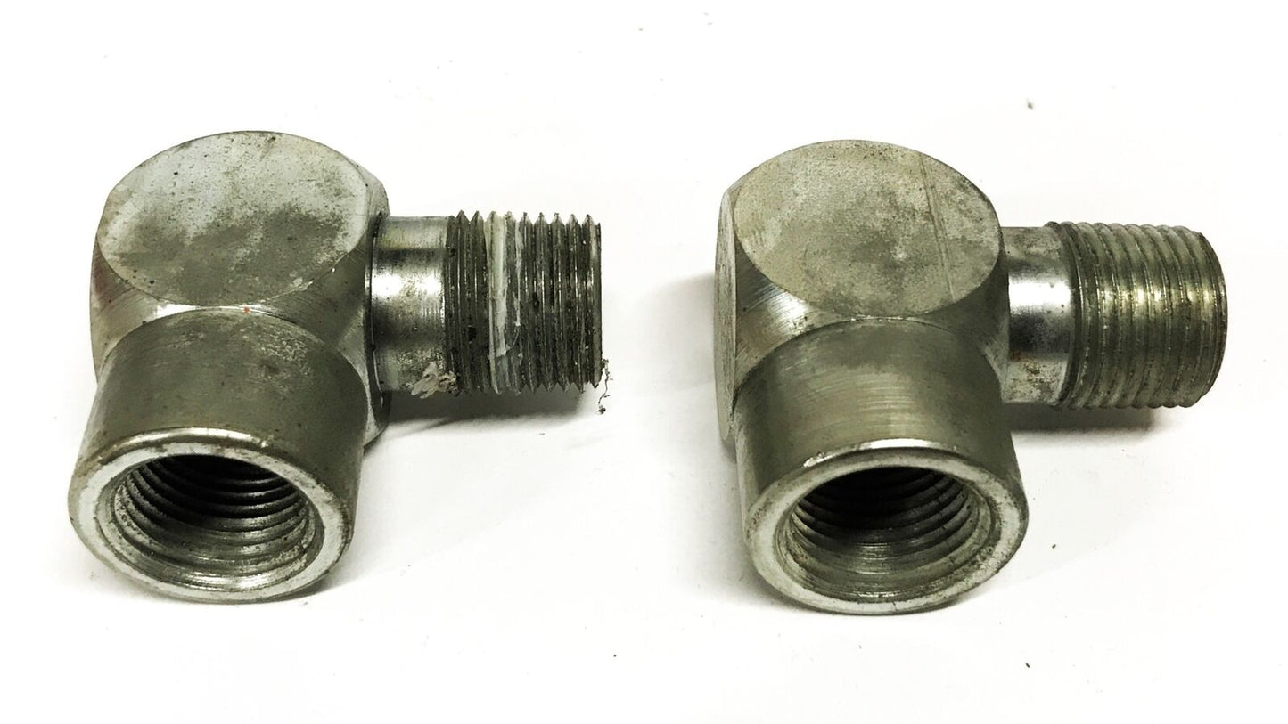 Lenz 1/2 inch Male x 1/2 inch Female 90-degree Elbow [Lot of 2] NOS