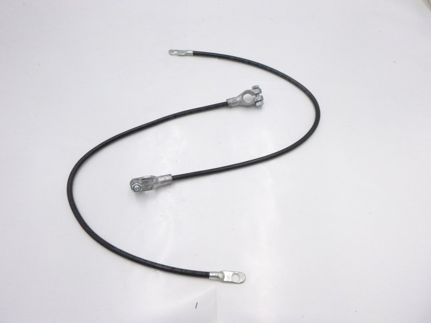 1 Pair Standard Ignition Battery Cable 6 Gauge 24 Inch Black Negative