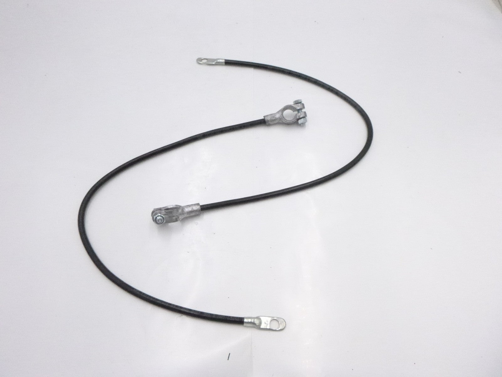 1 Pair Standard Ignition Battery Cable 6 Gauge 24 Inch Black Negative