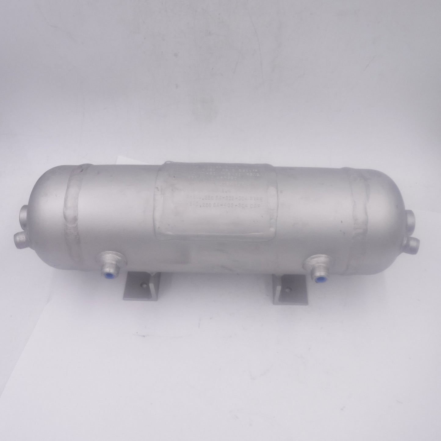 Hanson Tank 304 Stainless Steel Air Tank 1.6 Gallons MAWP 480 PSIG 7 Ports