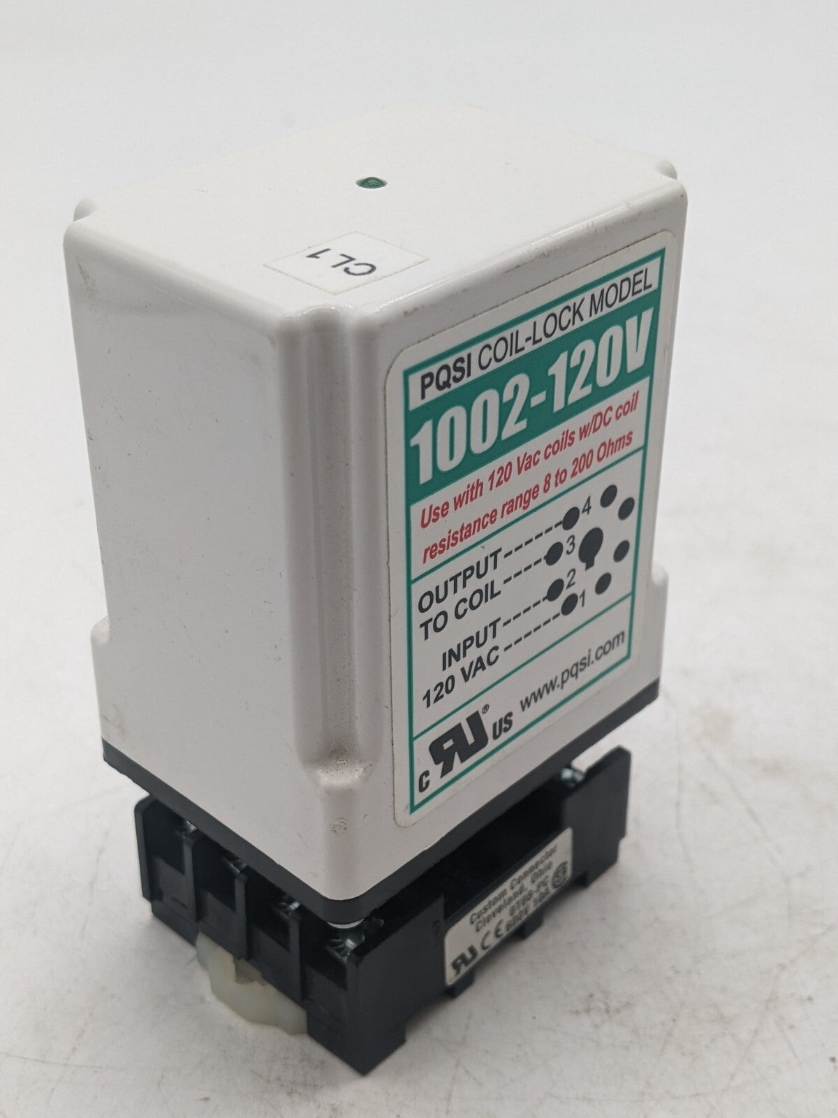 PQSI Coil-Lock Model 1002-120V Lock Model Relay 600-Volt 10 Amp 8-Pin 0T08-PC