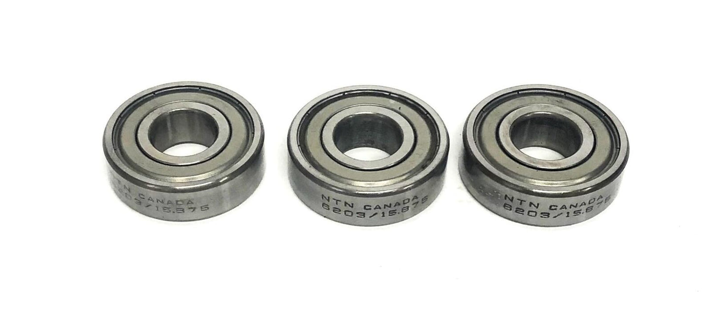NTN Ball Bearing 6203/15.875 [Lot of 3] NOS
