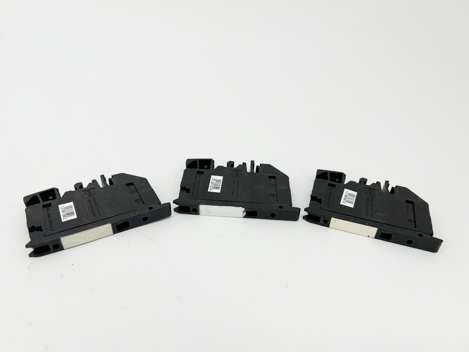 New Lot of 3 Allen Bradley 1492-H6 Terminal Block 1P 300V 15A Ser.B