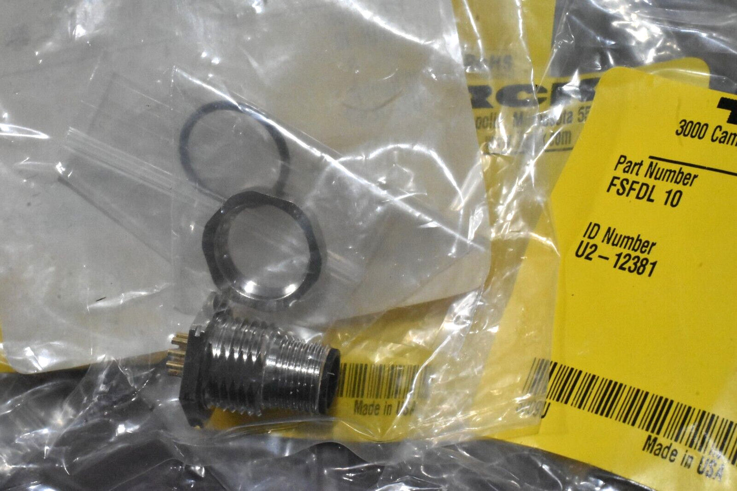 [Lot of 12] Turck FSFDL 10 Eurofast Receptacle U2-12381