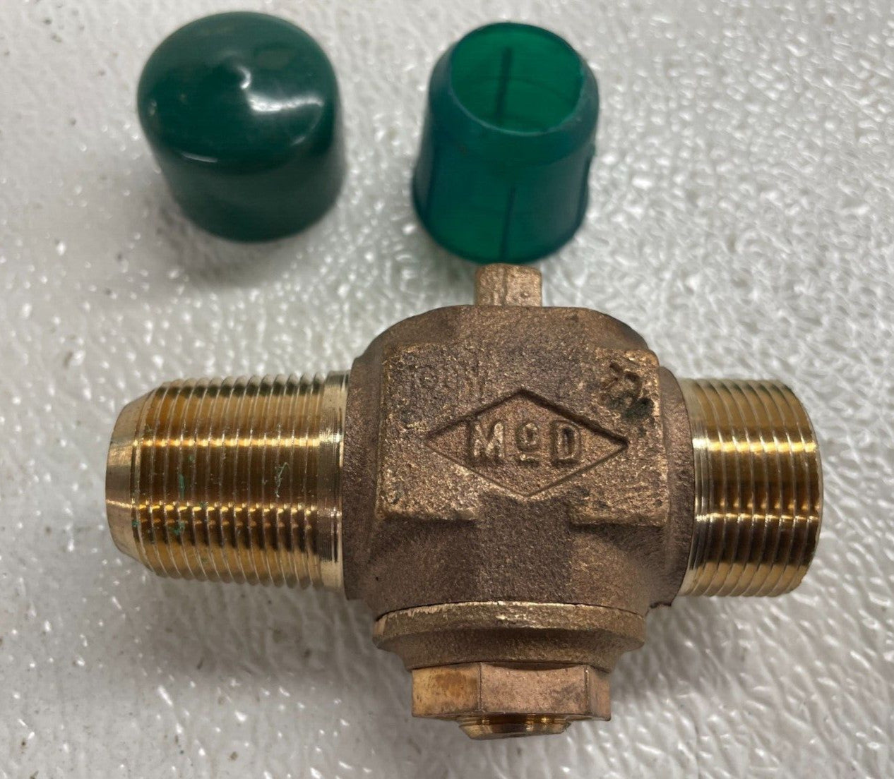3/4" AWWA/CC x SPL Plug Style Corporation Stop 100W-NL Valve McDonald 73120