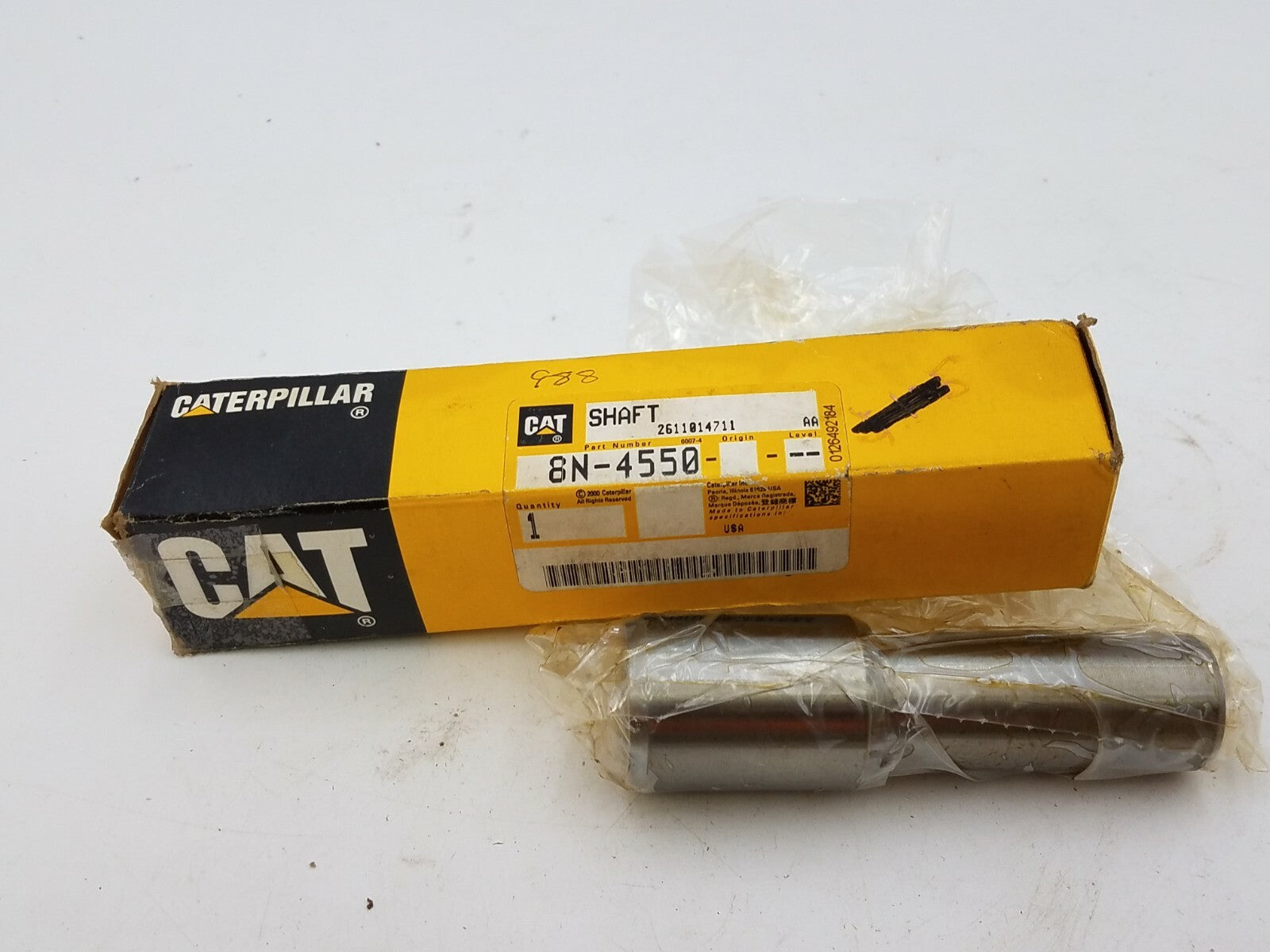 Caterpillar CAT 8N-4550 Shaft OEM Stock Replacement Heavy Equipment NOS 8N4550