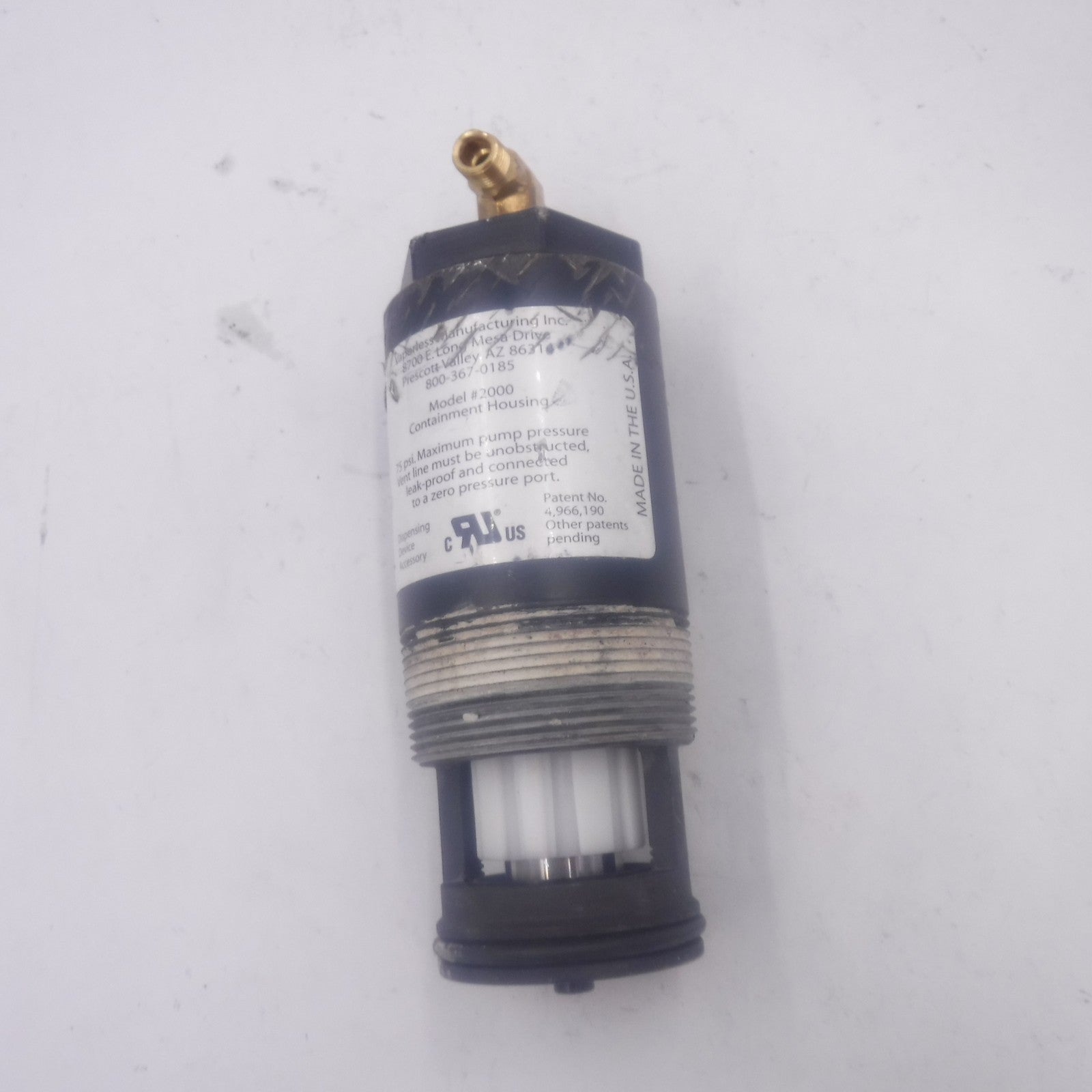 Vaporless Manufacturing 2" Mechanical Multi-Fuel Line Leak Detector 99LD-2000