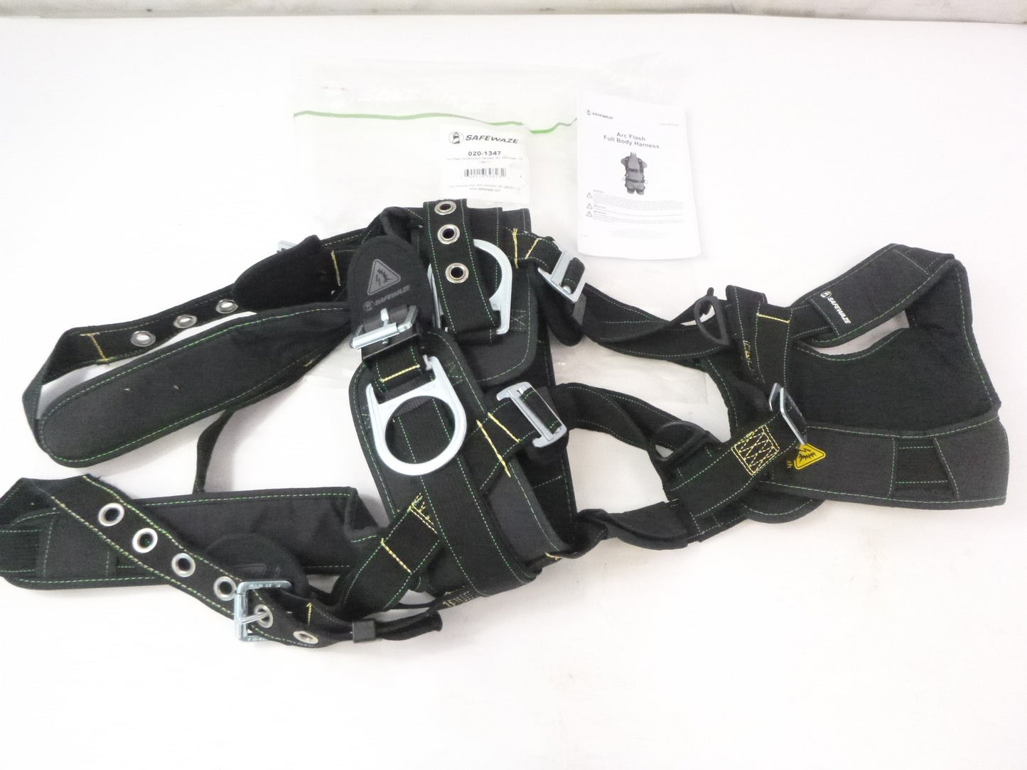 Safewaze Arc Flash Construction Harness 3D MB Chest TB Legs